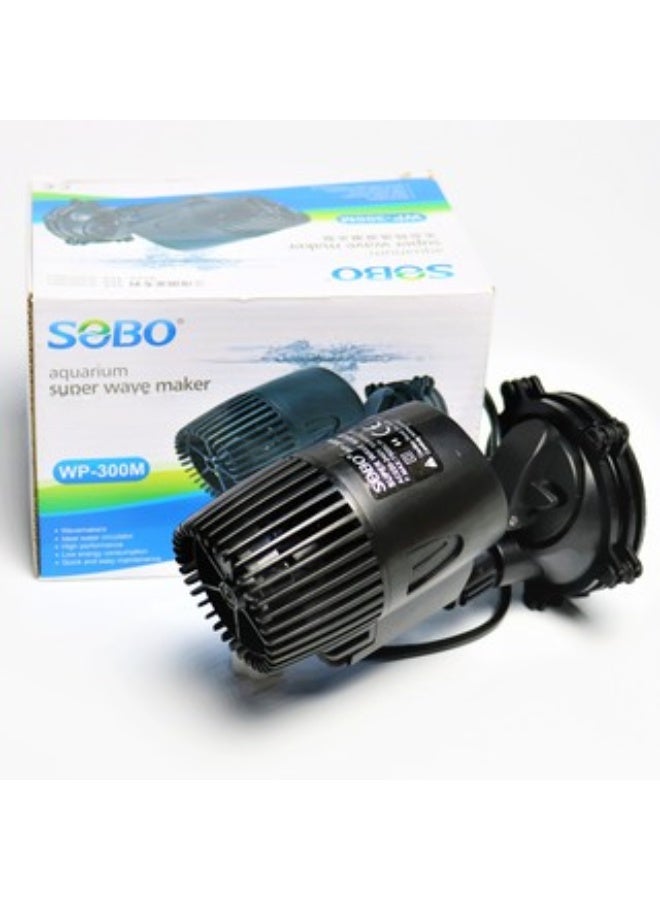 SOBO Aquarium Natural Ecological Submersible Circulation Rotatable Mini Wave Maker Pump - WP-300M with Flow Max (7500L/H) - Image 1